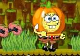 Spongebob alearga de Halloween 